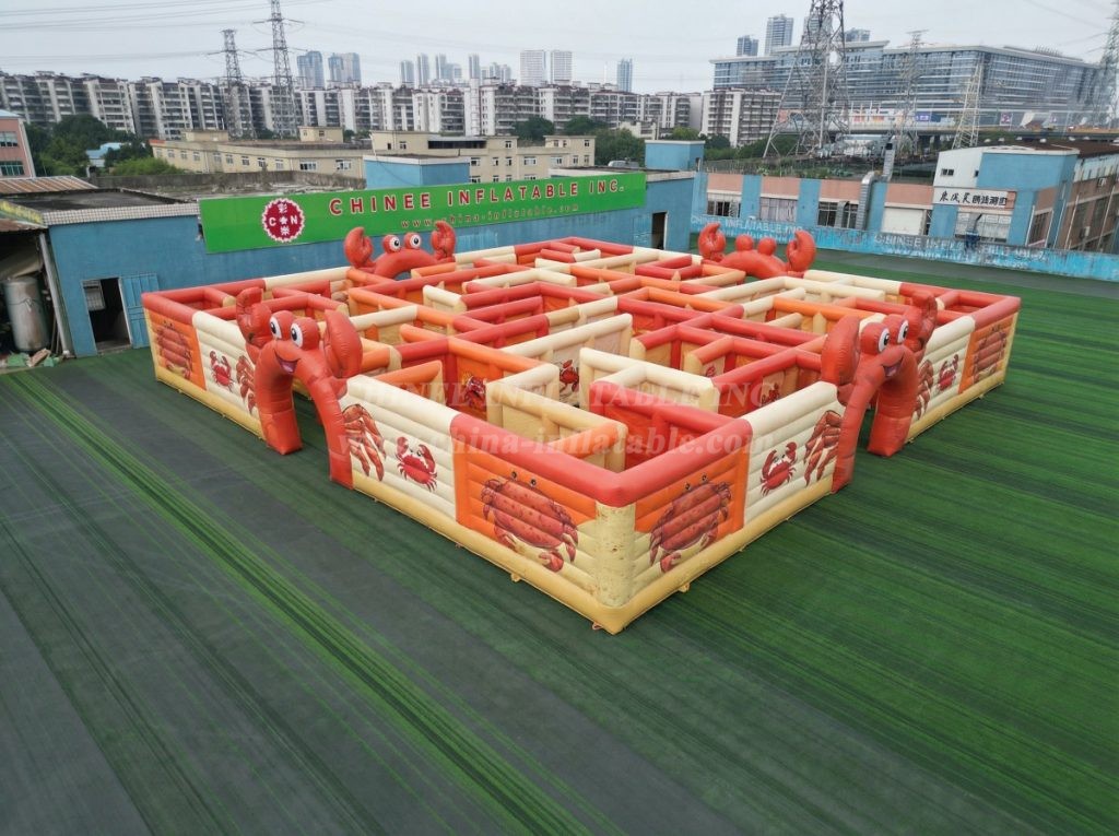 MAZE1-36 Crab Theme Inflatable Maze