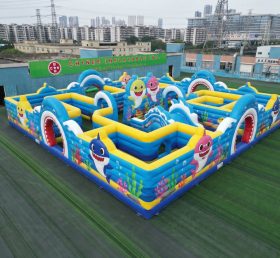MAZE1-9 Baby Shark Theme Inflatable Maze