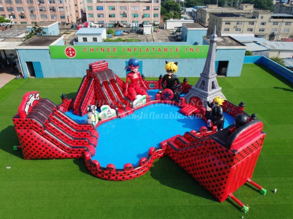 Pool3-760 Miraculous Ladybug Theme Pool Water Park