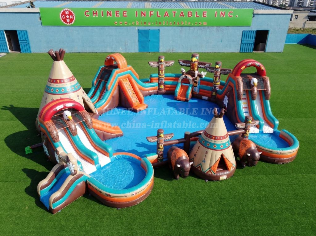 Pool3-790 American Indian Theme Pool Water Park