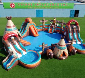 Pool3-790 American Indian Theme Pool Water Park