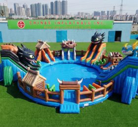 Pool3-808 How to Train Your Dragon Theme Pool Water Park