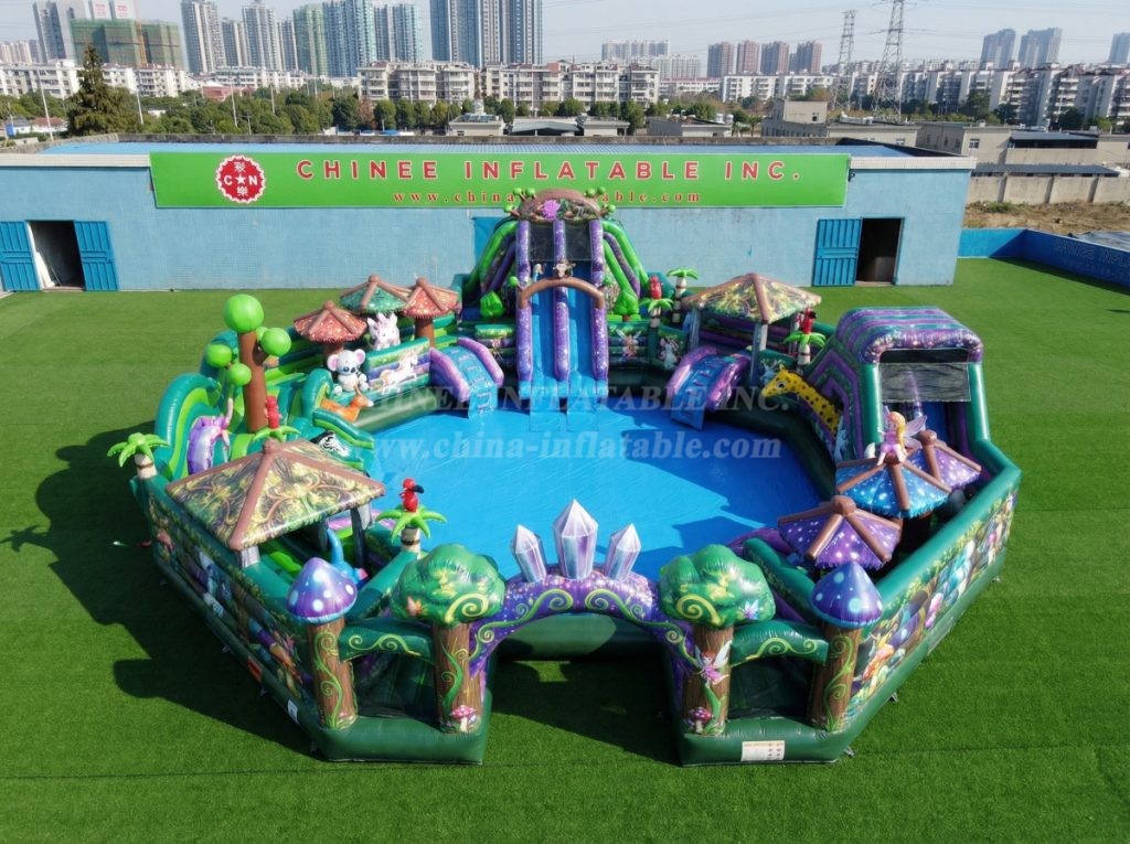 Pool3-811 Magic Forest Theme Pool Water Park