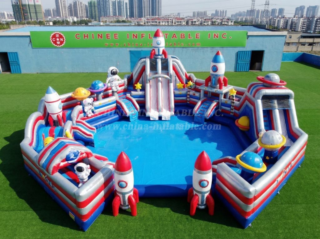 Pool3-822 Rocket Theme Pool Water Park