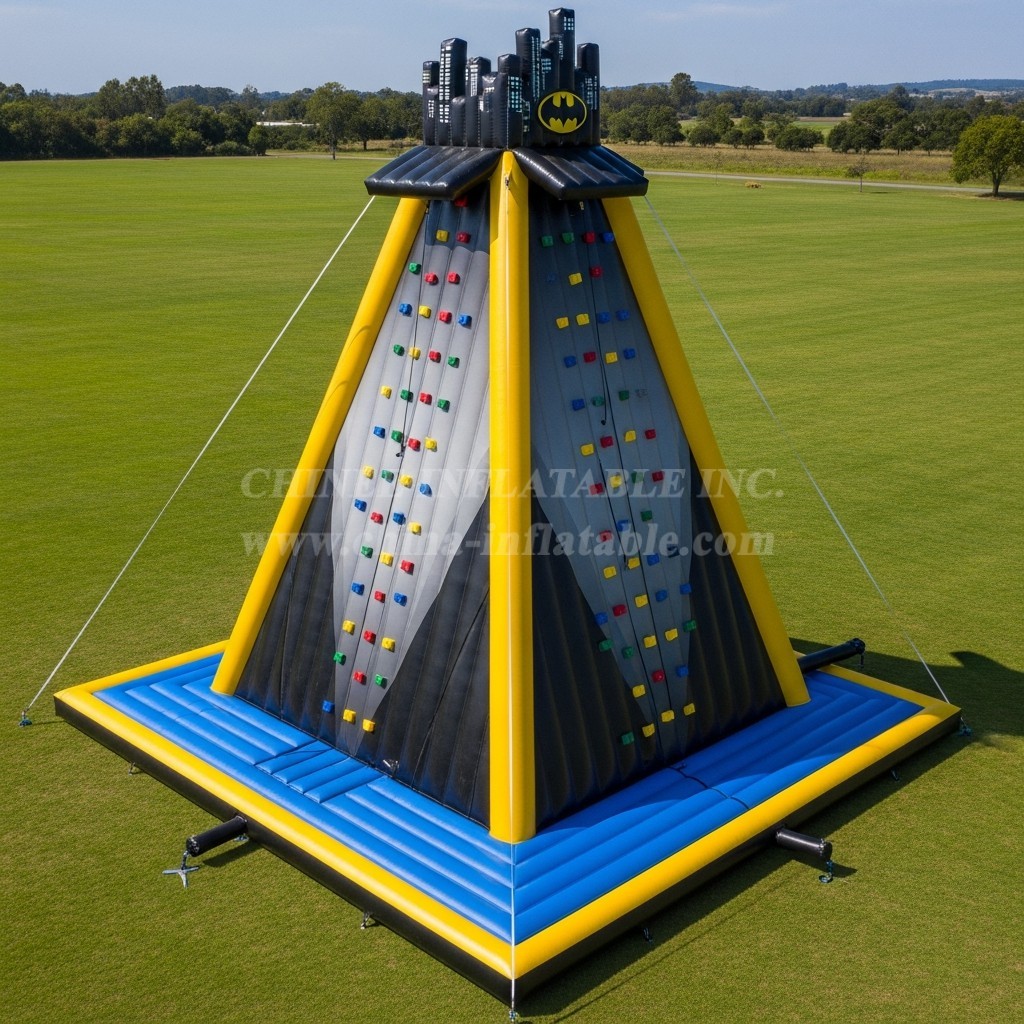 T11-4142 Batman Theme Inflatable Climbing Wall
