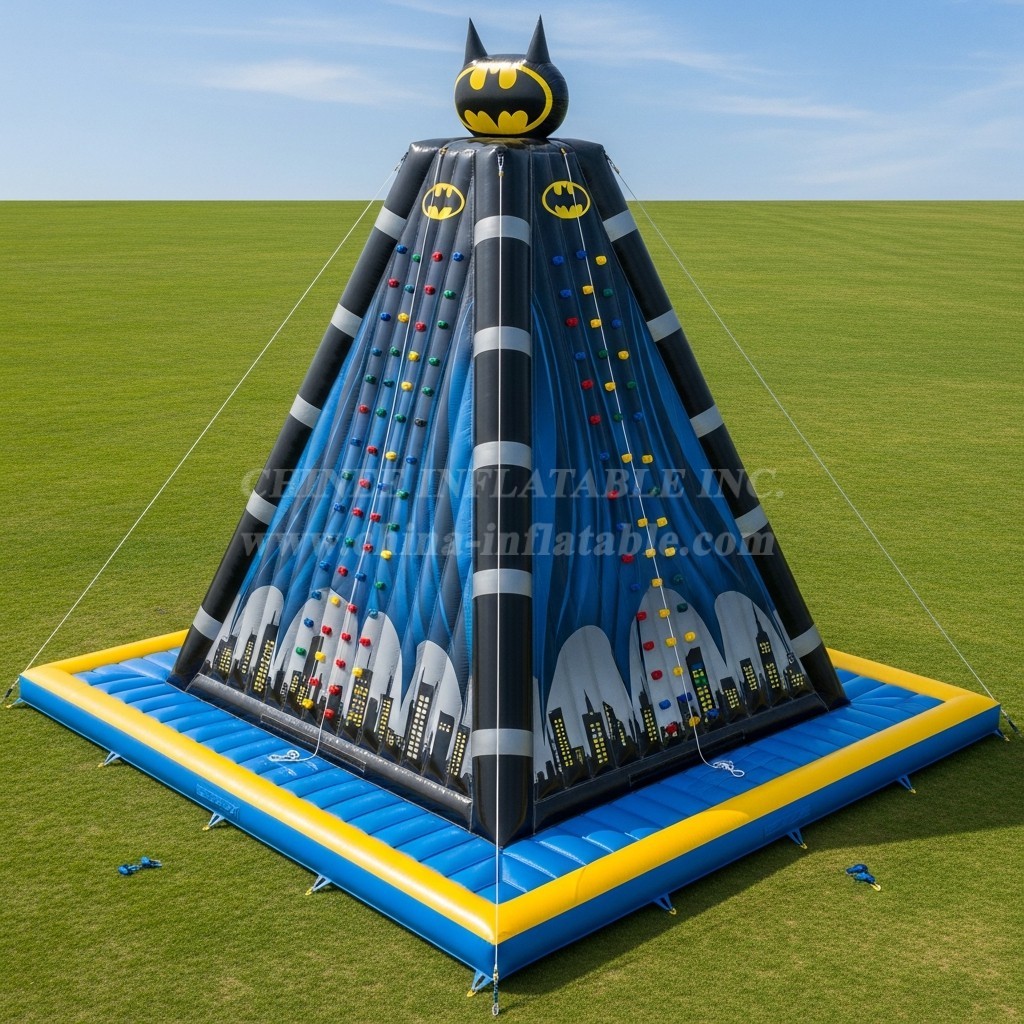 T11-4144 Batman Theme Inflatable Climbing Wall