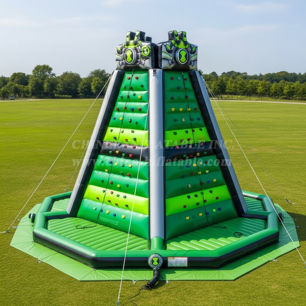 T11-4149 Ben 10 Theme Inflatable Climbing Wall