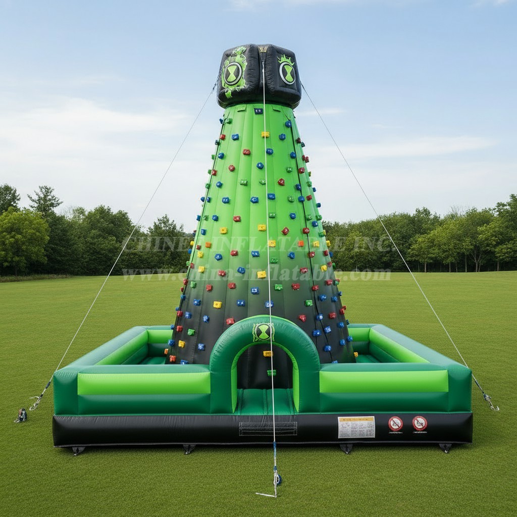 T11-4150 Ben 10 Theme Inflatable Climbing Wall