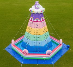 T11-4173 Care Bears Theme Inflatable Climbing Wall