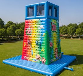 T11-4183 Cocomelon Theme Inflatable Climbing Wall