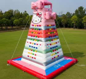 T11-4219 Hello Kitty Theme Inflatable Climbing Wall