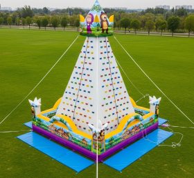 T11-4251 Masha and the Bear Theme Inflatable Climbing Wall