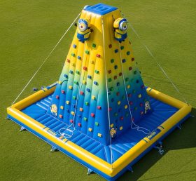 T11-4277 Minions Theme Inflatable Climbing Wall