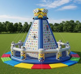 T11-4278 Minions Theme Inflatable Climbing Wall