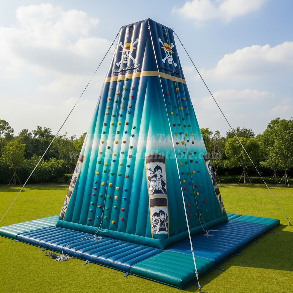 T11-4307 One Piece Theme Inflatable Climbing Wall
