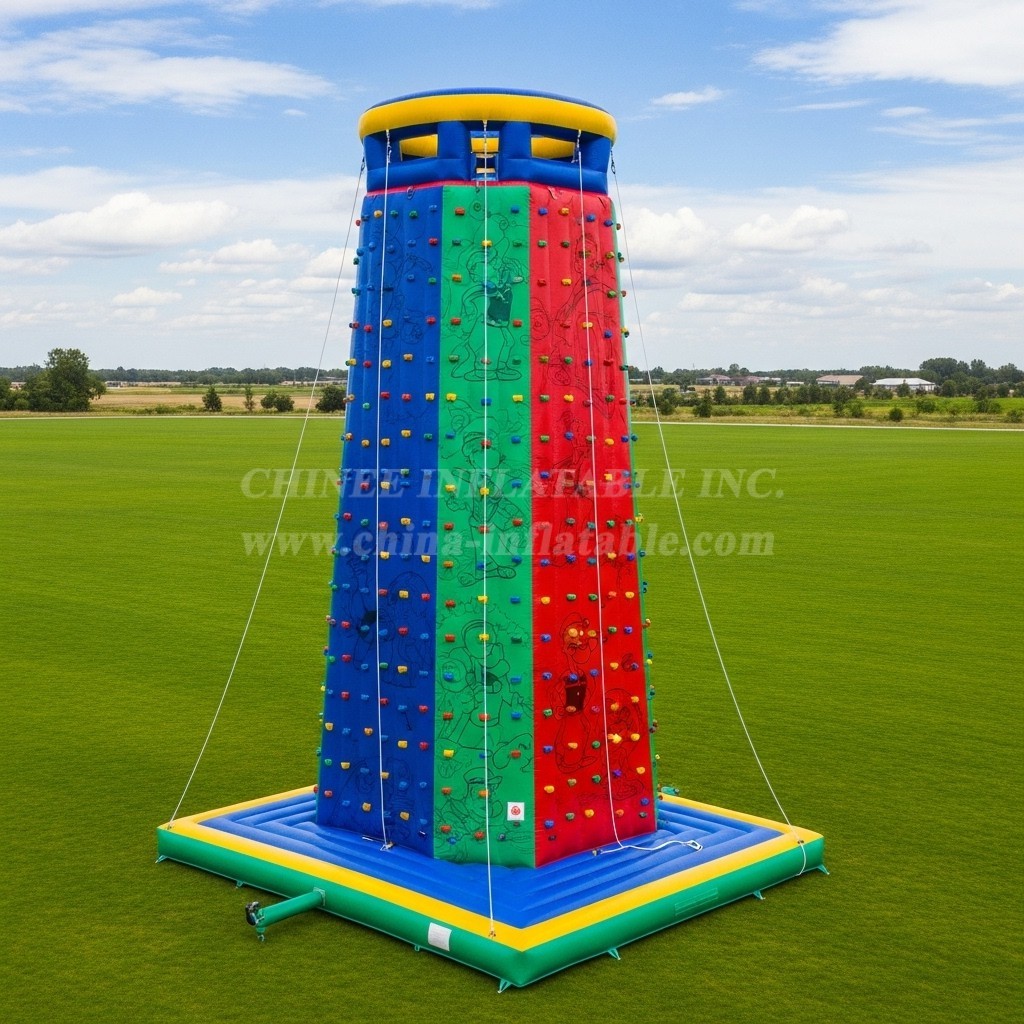 T11-4337 Popeye Theme Inflatable Climbing Wall