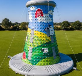 T11-4358 Shaun the Sheep Theme Inflatable Climbing Wall