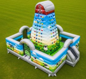 T11-4359 Shaun the Sheep Theme Inflatable Climbing Wall