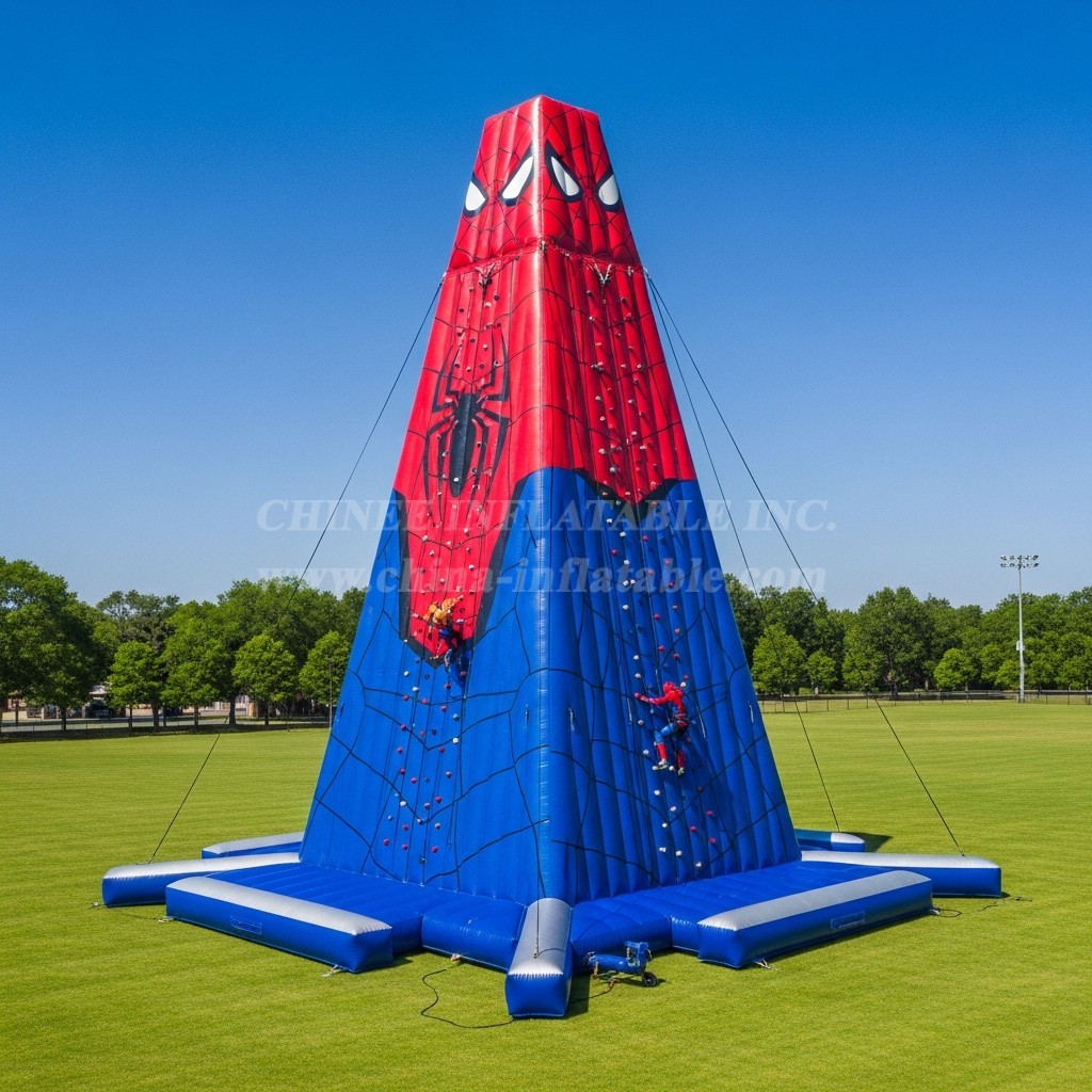 T11-4379 Spider-Man Theme Inflatable Climbing Wall