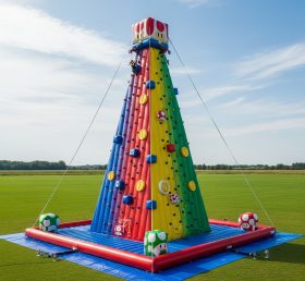 T11-4407 Super Mario Theme Inflatable Climbing Wall