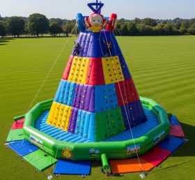 T11-4414 Teletubbies Theme Inflatable Climbing Wall