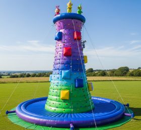 T11-4415 Teletubbies Theme Inflatable Climbing Wall