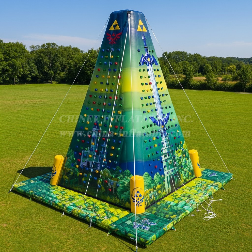 T11-4431 The Legend of Zelda Theme Inflatable Climbing Wall