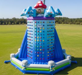 T11-4443 The Smurfs Theme Inflatable Climbing Wall