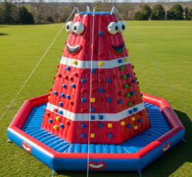 T11-4455 Tickle Me Elmo Theme Inflatable Climbing Wall
