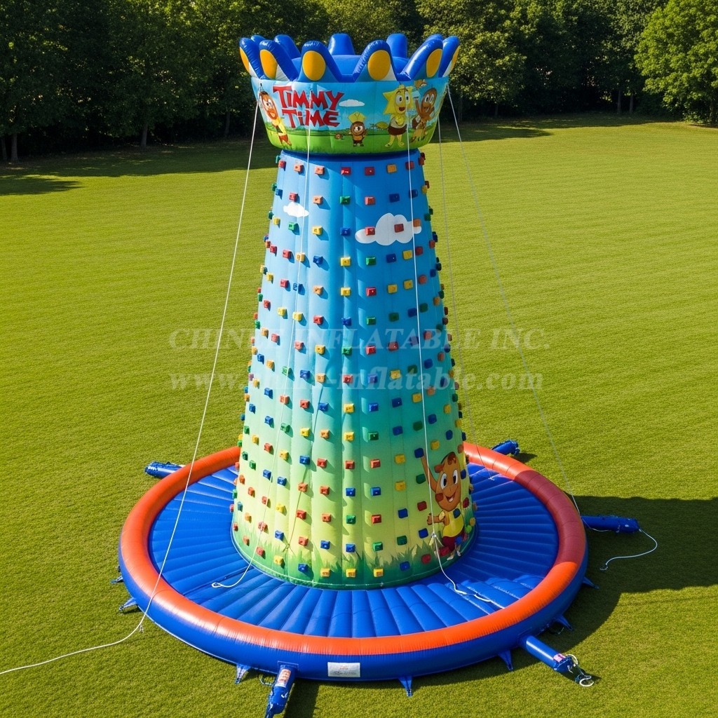 T11-4458 Timmy Time Theme Inflatable Climbing Wall