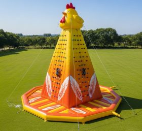 T11-4527 Chicken Theme Inflatable Climbing Wall