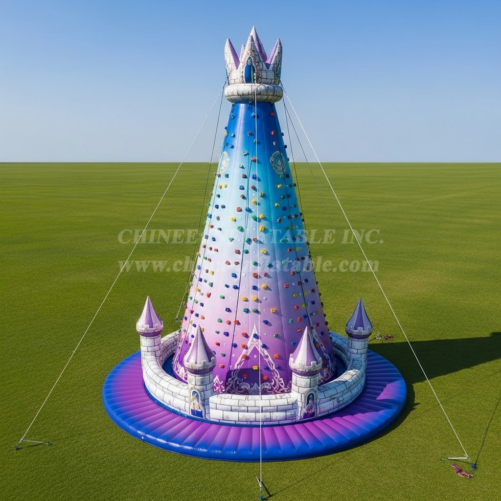 T11-4589 Fairy Tale Theme Inflatable Climbing Wall