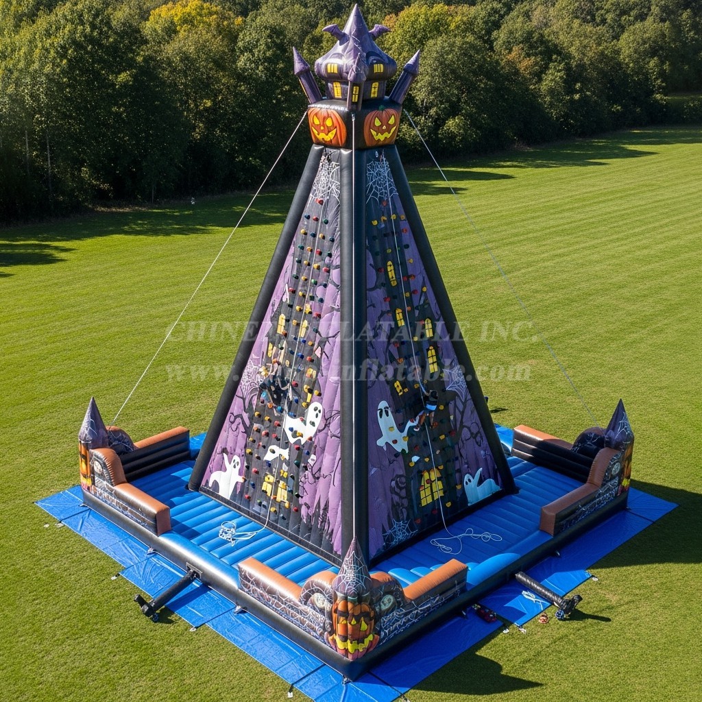 T11-4610 Halloween Theme Inflatable Climbing Wall
