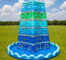 T11-4642 Ocean Theme Inflatable Theme Inflatable Climbing Wall