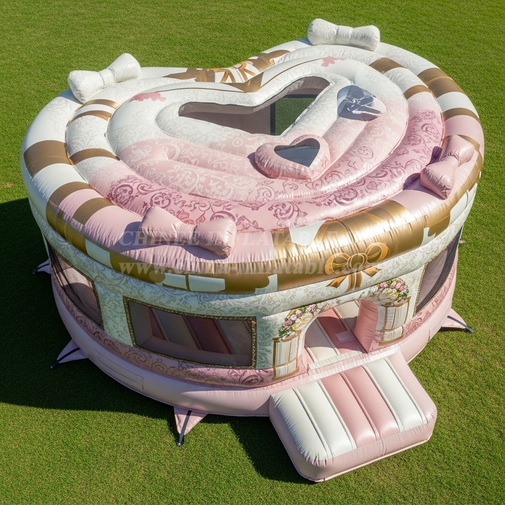 T2-8663 Weddings Theme Inflatable Bouncer