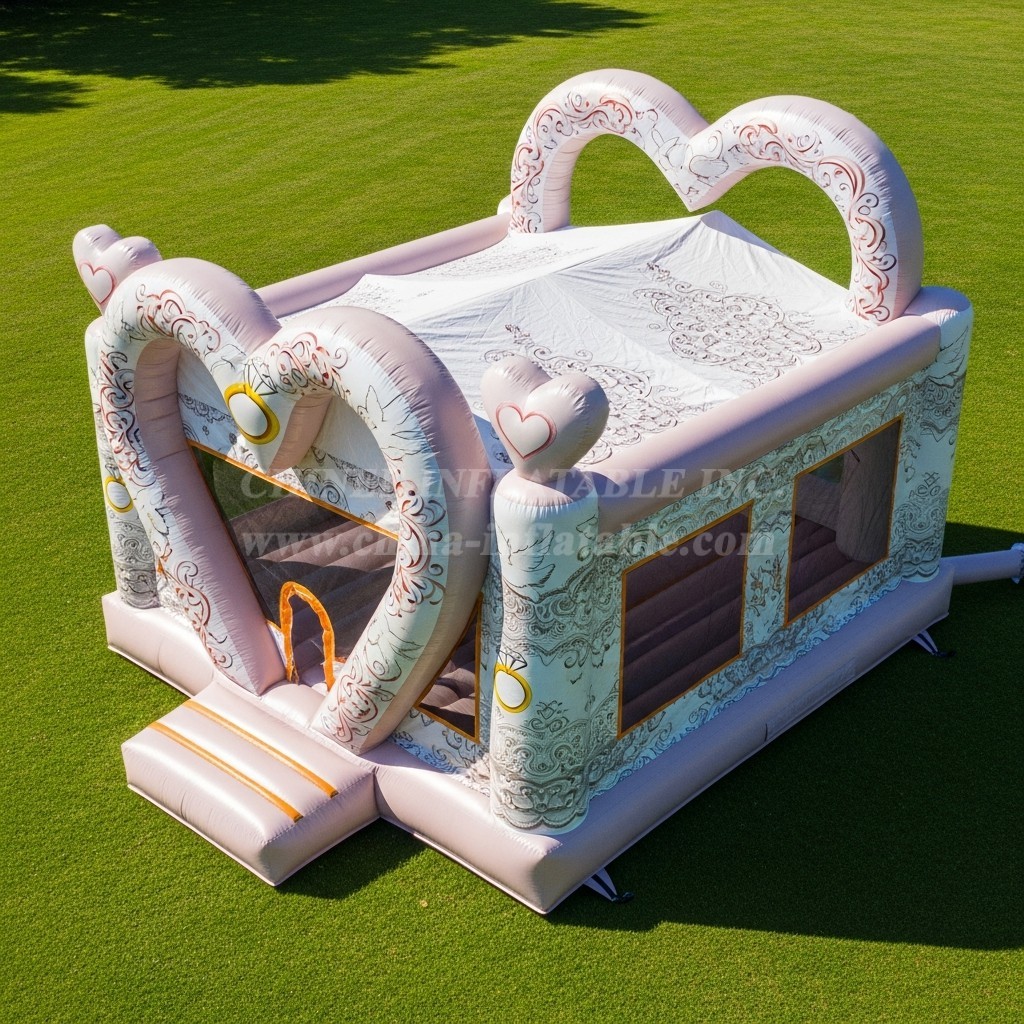 T2-8664 Weddings Theme Inflatable Bouncer