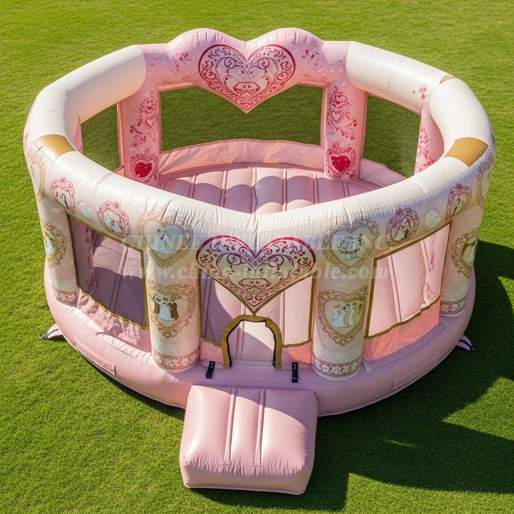 T2-8669 Weddings Theme Inflatable Bouncer