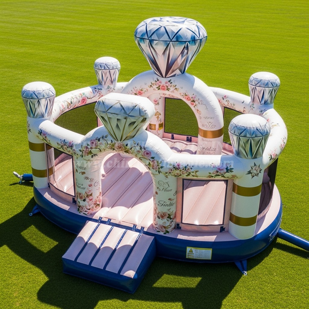 T2-8671 Weddings Theme Inflatable Bouncer