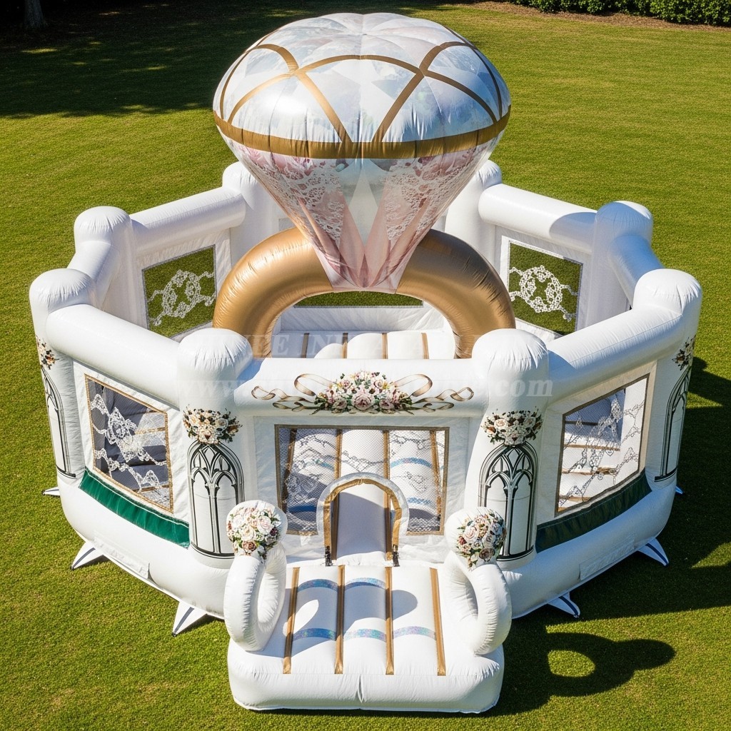 T2-8679 Weddings Theme Inflatable Bouncer