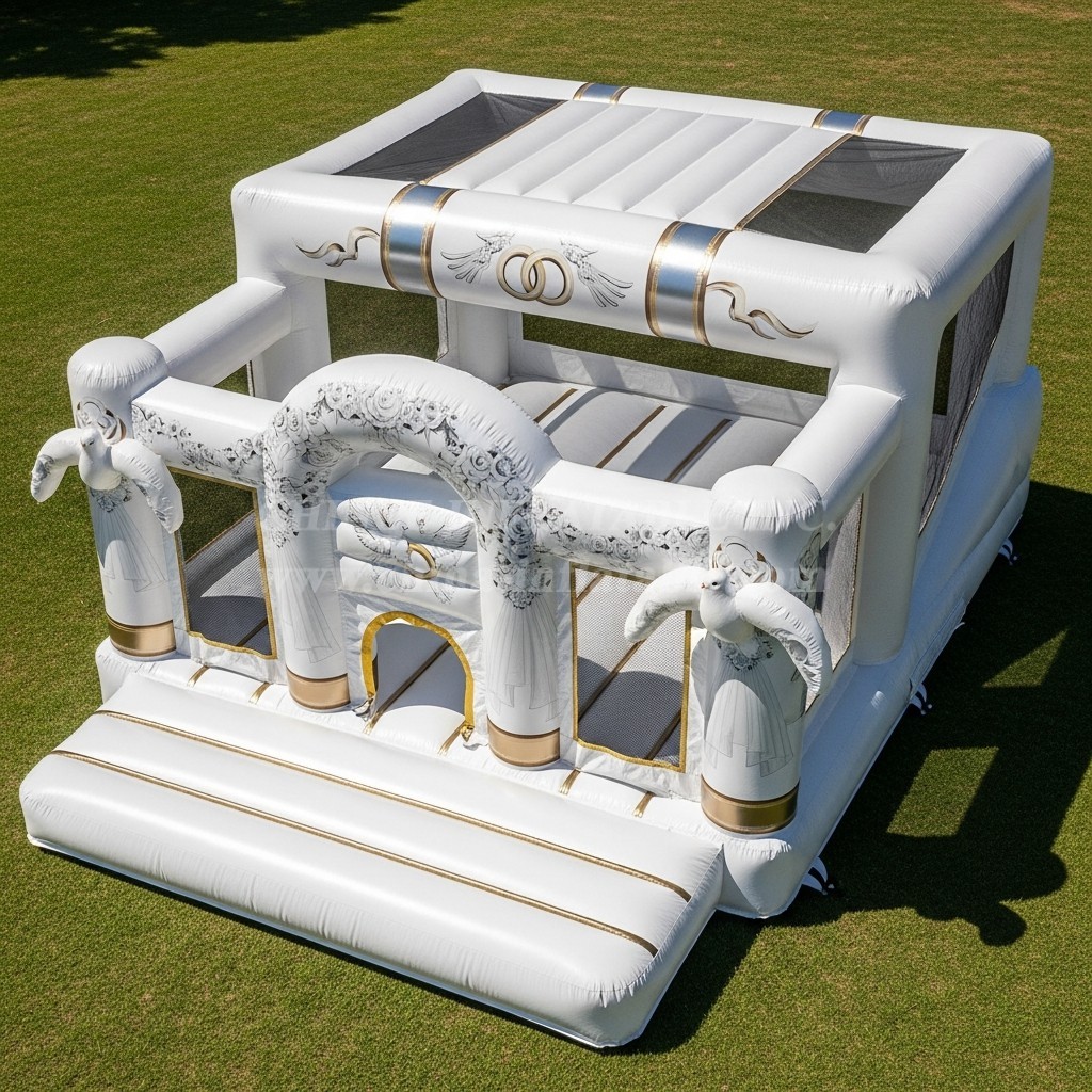 T2-8683 Weddings Theme Inflatable Bouncer