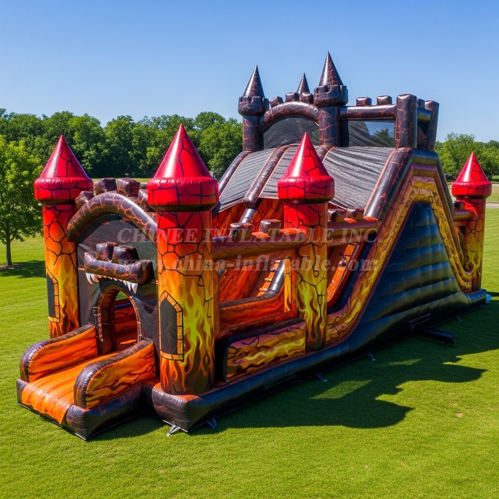 T5-2019 Blaze Monster Theme Inflatable Castles