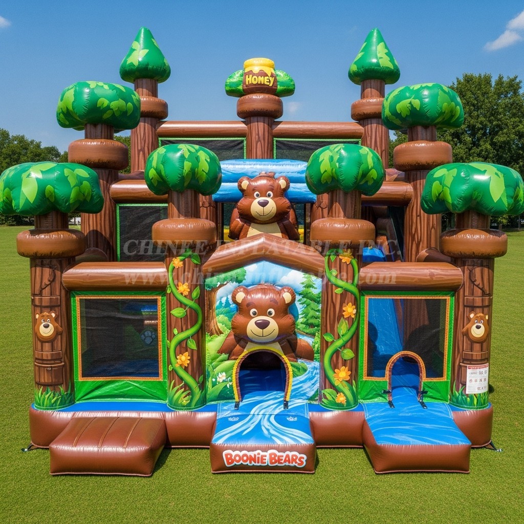 T5-2024 Boonie Bears Theme Inflatable Castles