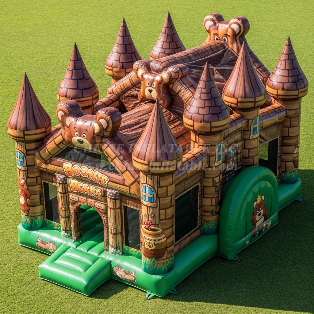 T5-2025 Boonie Bears Theme Inflatable Castles