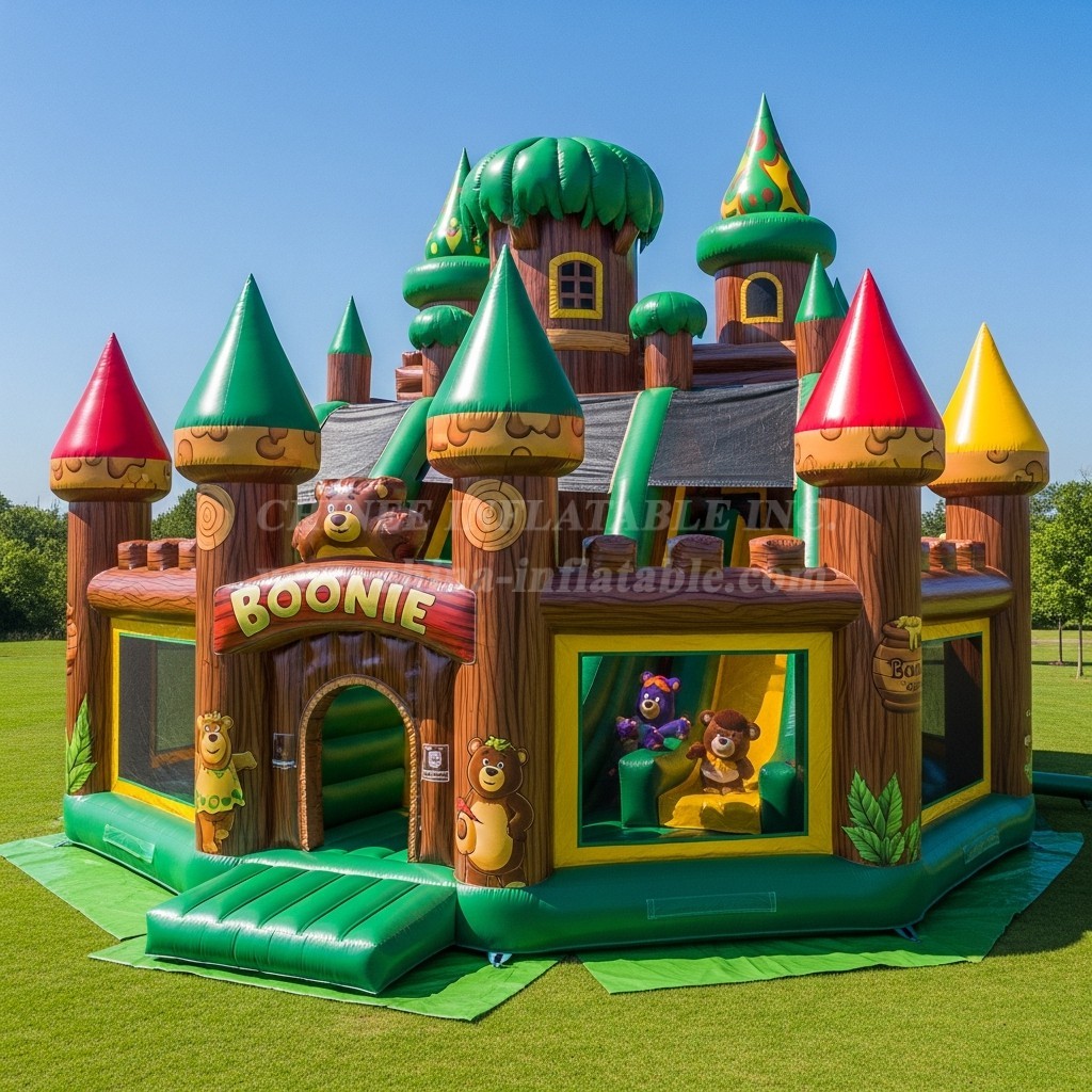 T5-2026 Boonie Bears Theme Inflatable Castles