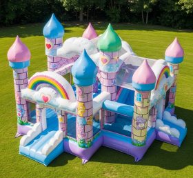 T5-2027 Care Bears Theme Inflatable Castles