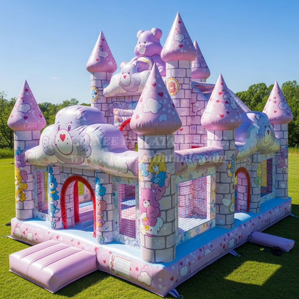 T5-2029 Care Bears Theme Inflatable Castles