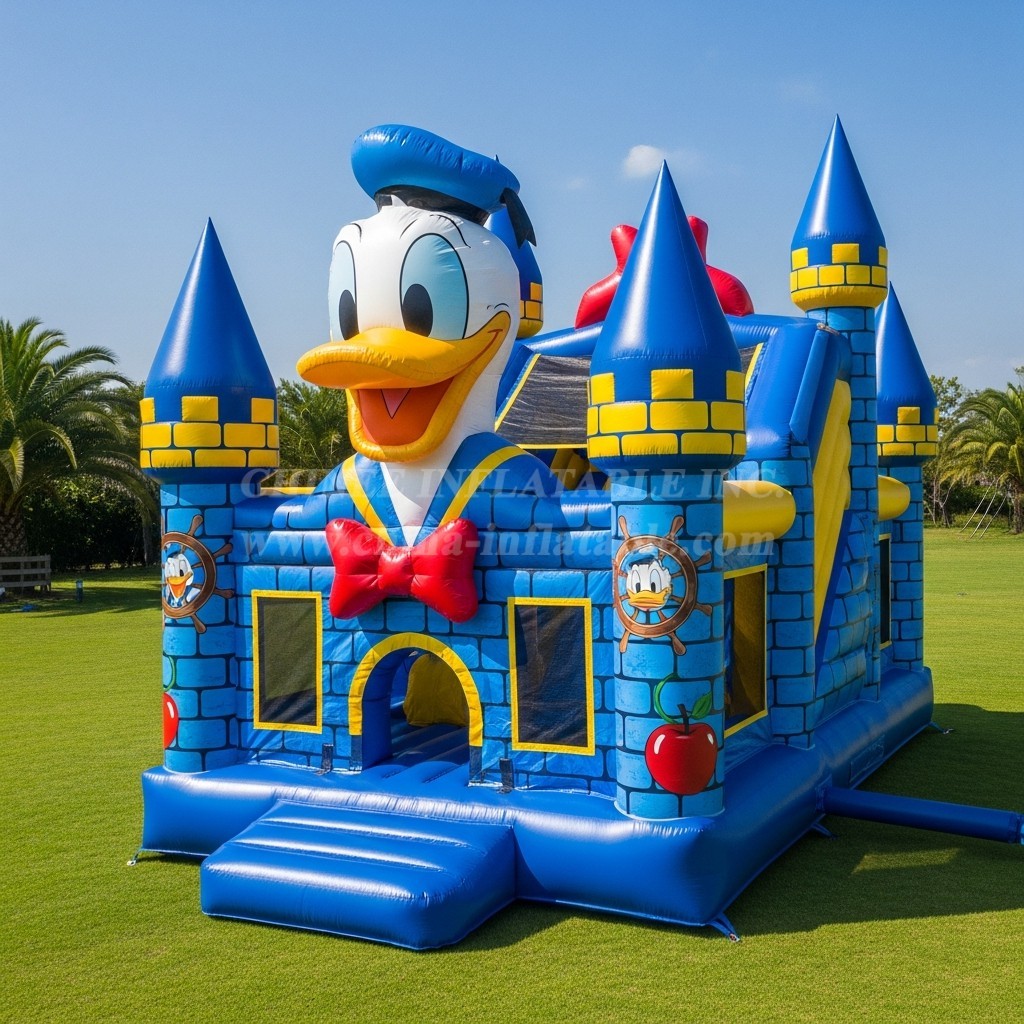T5-2039 Donald Duck Theme Inflatable Castles
