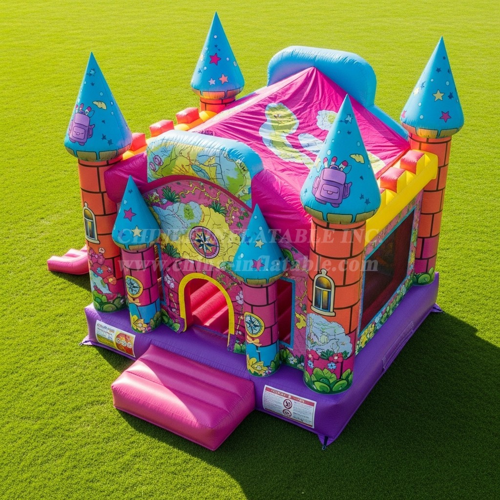T5-2040 Dora Theme Inflatable Castles