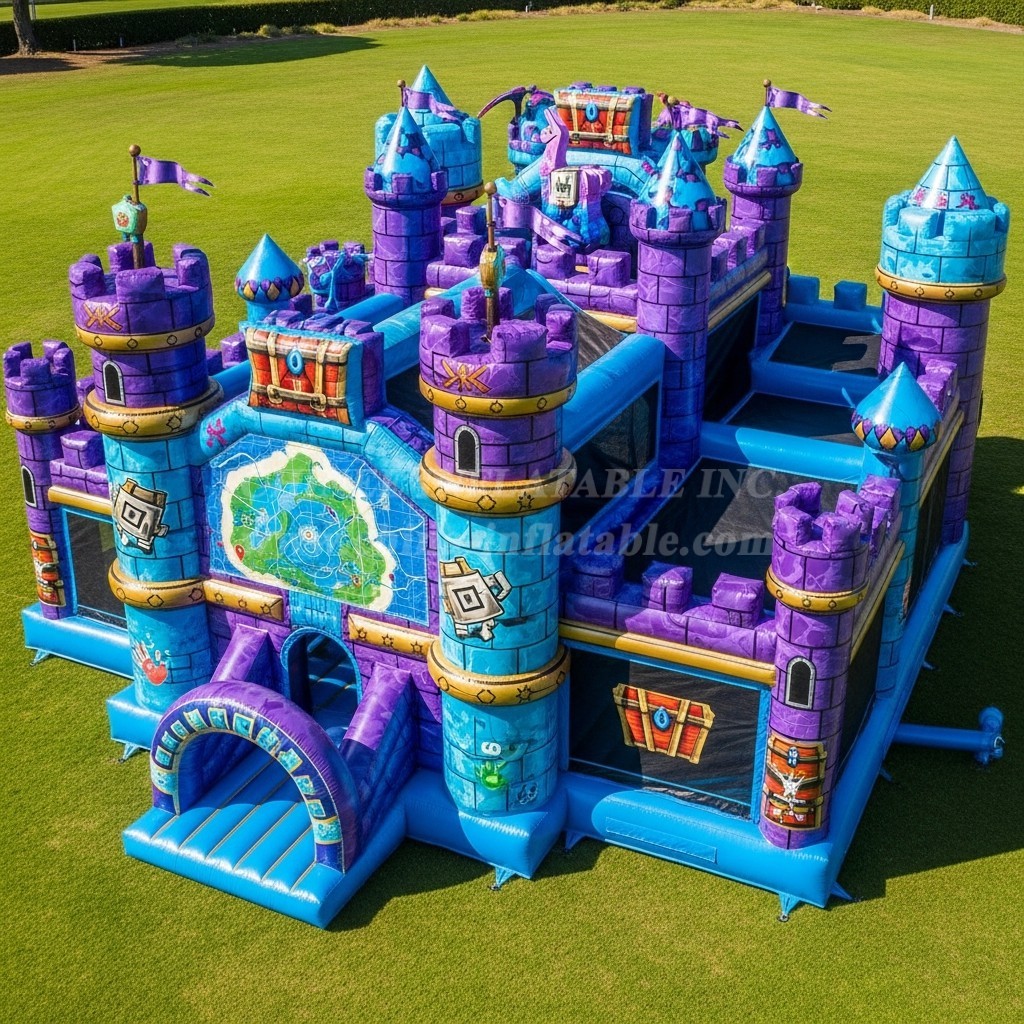T5-2049 Fortnite Theme Inflatable Castles