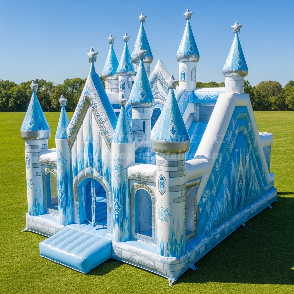 T5-2051 Frozen Theme Inflatable Castles